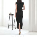 無地orボーダー柄Vネックタイトニットワンピース | JULIA BOUTIQUE | 詳細画像5