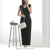 無地orボーダー柄Vネックタイトニットワンピース | JULIA BOUTIQUE | 詳細画像8