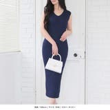 無地orボーダー柄Vネックタイトニットワンピース | JULIA BOUTIQUE | 詳細画像12