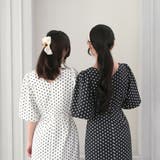 ドット柄バルーンスリーブタイトワンピース | JULIA BOUTIQUE | 詳細画像21