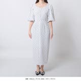ドット柄バルーンスリーブタイトワンピース | JULIA BOUTIQUE | 詳細画像22