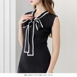 パイピングボウタイリボンニットワンピース | JULIA BOUTIQUE | 詳細画像4