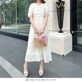 【ホワイト】 | フラワーレースフレアワンピース | JULIA BOUTIQUE