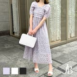 フラワーレースフレアワンピース | JULIA BOUTIQUE | 詳細画像1