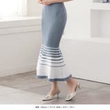 裾ボーダーマーメイドニットワンピース | JULIA BOUTIQUE | 詳細画像26