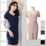 ベーシック半袖タイトミニニットワンピース | JULIA BOUTIQUE | 詳細画像1