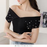 パール付きデコルテオープンノースリーブニットトップス | JULIA BOUTIQUE | 詳細画像7