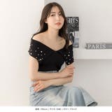 パール付きデコルテオープンノースリーブニットトップス | JULIA BOUTIQUE | 詳細画像9