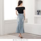 パール付きデコルテオープンノースリーブニットトップス | JULIA BOUTIQUE | 詳細画像6