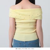 パール付きデコルテオープンノースリーブニットトップス | JULIA BOUTIQUE | 詳細画像27