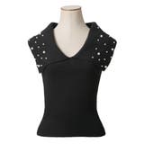 パール付きデコルテオープンノースリーブニットトップス | JULIA BOUTIQUE | 詳細画像33