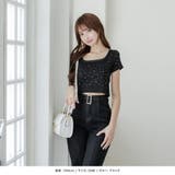 ビジュークロップド丈Tシャツ | JULIA BOUTIQUE | 詳細画像7