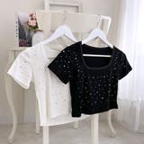 ビジュークロップド丈Tシャツ | JULIA BOUTIQUE | 詳細画像19