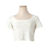 ビジュークロップド丈Tシャツ | JULIA BOUTIQUE | 詳細画像28