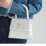 【シルバー】 | 2wayビジュー付きバッグ  | JULIA BOUTIQUE