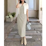 【ベージュ】 | ツイードキャミワンピース | JULIA BOUTIQUE
