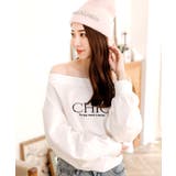 ヘルシーな肌見せができる。CHICオフショルダースウェットトップス | JULIA BOUTIQUE | 詳細画像24 