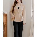 ダブルボタンペプラムトップス | JULIA BOUTIQUE | 詳細画像15