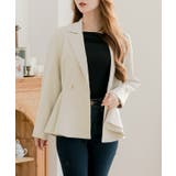 ダブルボタンペプラムトップス | JULIA BOUTIQUE | 詳細画像19