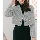 クロップドツイードジャケット | JULIA BOUTIQUE | 詳細画像1