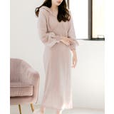 【ピンク】 | ジップアップスウェットワンピース | JULIA BOUTIQUE