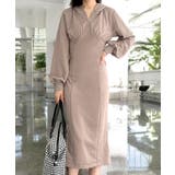 【モカ】 | ジップアップスウェットワンピース | JULIA BOUTIQUE