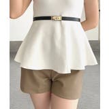 ベルトデザインフェイクレザーショートパンツ  | JULIA BOUTIQUE | 詳細画像14 