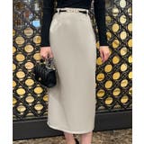 【グレージュ】 | 丈が選べるウールライクタイトスカート | JULIA BOUTIQUE