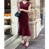 丈が選べるVネックマーメイドニットワンピース | JULIA BOUTIQUE | 詳細画像25