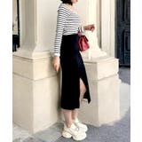レオパード柄 無地から選べるスリットニットスカート | JULIA BOUTIQUE | 詳細画像7
