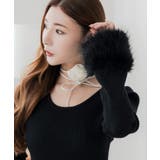 袖ファーマーメイドニットワンピース  | JULIA BOUTIQUE | 詳細画像7 