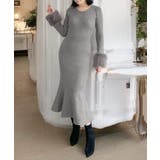 袖ファーマーメイドニットワンピース  | JULIA BOUTIQUE | 詳細画像9 