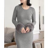 袖ファーマーメイドニットワンピース  | JULIA BOUTIQUE | 詳細画像13 