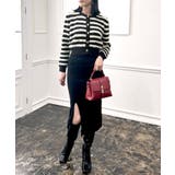 シャギーボーダーニットカーディガン [24540 長袖 | JULIA BOUTIQUE | 詳細画像4 