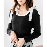 肩のリボンがポイント。ショルダーリボンニットトップス | JULIA BOUTIQUE | 詳細画像4