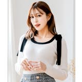 肩のリボンがポイント。ショルダーリボンニットトップス | JULIA BOUTIQUE | 詳細画像13
