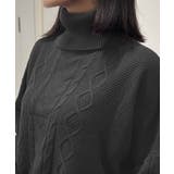 Vとタートルネックから選べるケーブルニットトップス [24545 長袖 | JULIA BOUTIQUE | 詳細画像8 