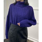 Vとタートルネックから選べるケーブルニットトップス [24545 長袖 | JULIA BOUTIQUE | 詳細画像27 