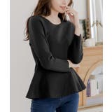 着るだけで美しいくびれラインが作れる。くびれニットトップス | JULIA BOUTIQUE | 詳細画像4