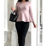 着るだけで美しいくびれラインが作れる。くびれニットトップス | JULIA BOUTIQUE | 詳細画像15