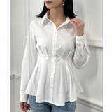 パールボタンくびれシャツ | JULIA BOUTIQUE | 詳細画像4