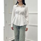 パールボタンくびれシャツ | JULIA BOUTIQUE | 詳細画像5