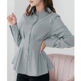 パールボタンくびれシャツ | JULIA BOUTIQUE | 詳細画像1