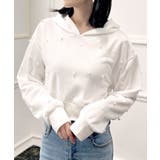 パール付きショート丈パーカー | JULIA BOUTIQUE | 詳細画像10