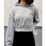 パール付きショート丈パーカー | JULIA BOUTIQUE | 詳細画像24