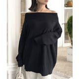 ゆるさが魅力の1枚。オフショルダーチュニックトップス・ワンピース | JULIA BOUTIQUE | 詳細画像4