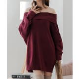 ゆるさが魅力の1枚。オフショルダーチュニックトップス・ワンピース | JULIA BOUTIQUE | 詳細画像1