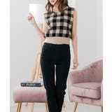 ブロックチェックノースリーブニットトップス | JULIA BOUTIQUE | 詳細画像9