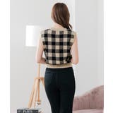 ブロックチェックノースリーブニットトップス | JULIA BOUTIQUE | 詳細画像10