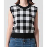 ブロックチェックノースリーブニットトップス | JULIA BOUTIQUE | 詳細画像14
